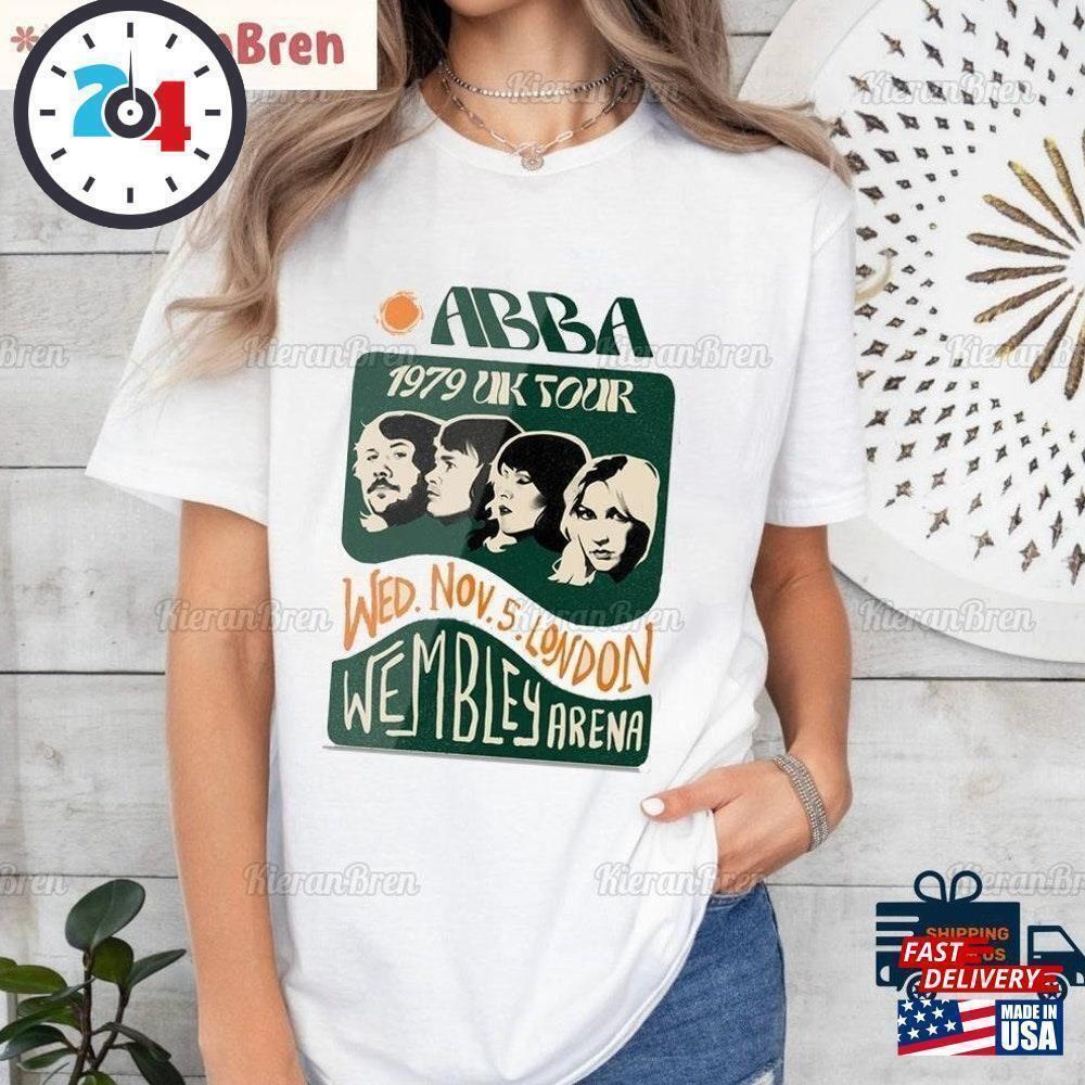 Abba Band 1979 Tour Disco Pop Classic Concert T-Shirt